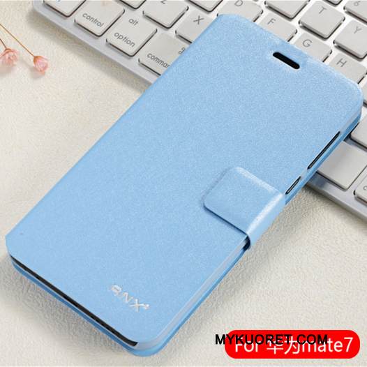 Kuori Huawei Ascend Mate 7 Suojaus Murtumaton 说, Kotelo Huawei Ascend Mate 7 Nahka Puhelimen Kuoret
