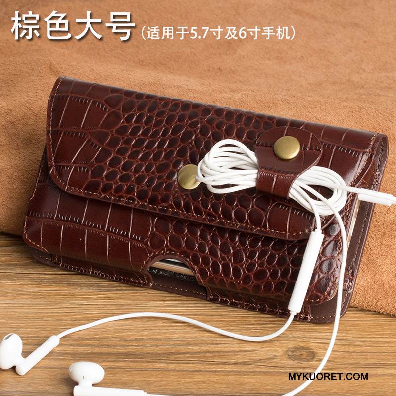 Kuori Huawei Ascend Mate 7 Suojaus Puhelimen Kuoret Musta, Kotelo Huawei Ascend Mate 7 Nahka