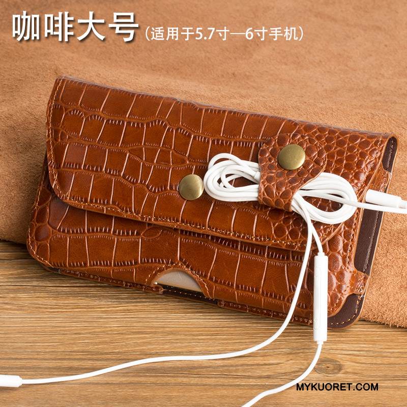 Kuori Huawei Ascend Mate 7 Suojaus Puhelimen Kuoret Musta, Kotelo Huawei Ascend Mate 7 Nahka