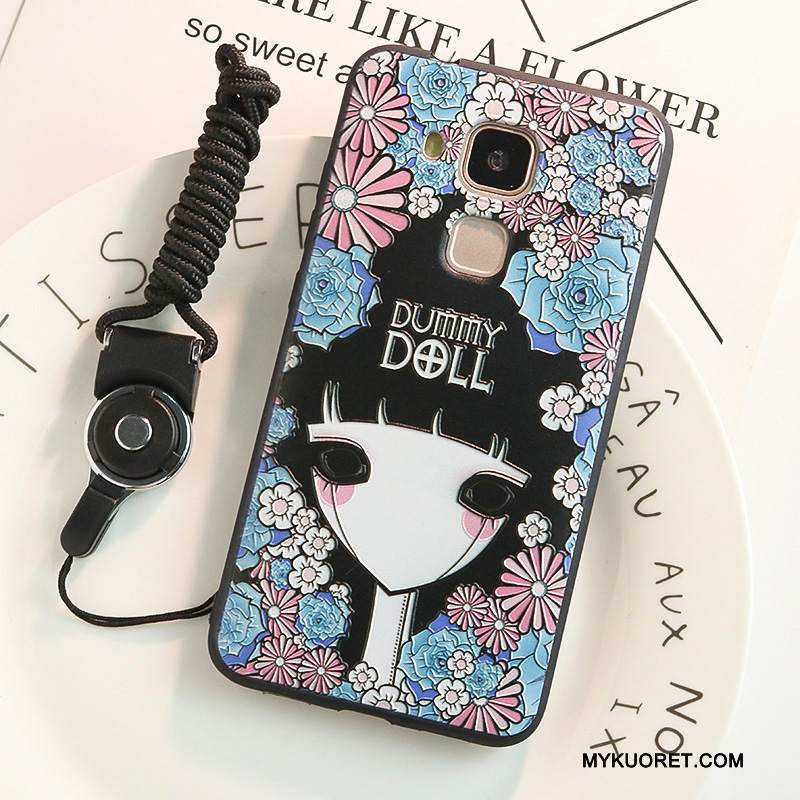 Kuori Huawei G7 Plus Kohokuviointi Puhelimen Kuoret Ripustettavat Koristeet, Kotelo Huawei G7 Plus Monivärinen