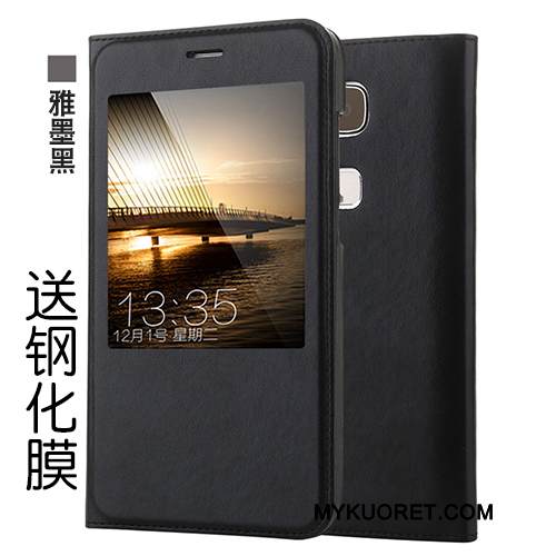 Kuori Huawei G7 Plus Kuoret Puhelimen Kuoret Kulta, Kotelo Huawei G7 Plus Nahka