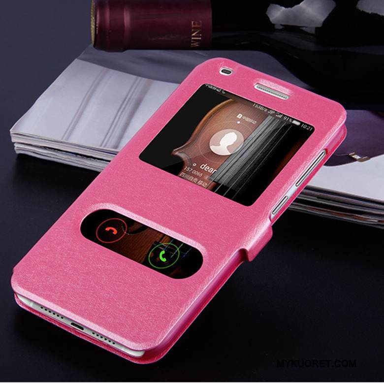 Kuori Huawei G7 Plus Kuoret Valkoinen Puhelimen Kuoret, Kotelo Huawei G7 Plus Nahka