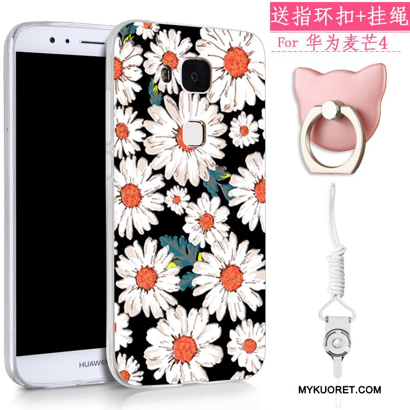 Kuori Huawei G7 Plus Laukut Keltainen Ihana, Kotelo Huawei G7 Plus Silikoni Ripustettavat Koristeet Trendi