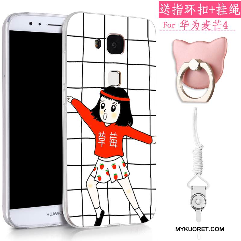 Kuori Huawei G7 Plus Laukut Keltainen Ihana, Kotelo Huawei G7 Plus Silikoni Ripustettavat Koristeet Trendi