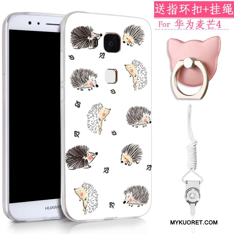 Kuori Huawei G7 Plus Laukut Keltainen Ihana, Kotelo Huawei G7 Plus Silikoni Ripustettavat Koristeet Trendi