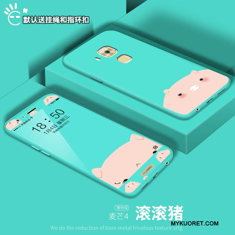 Kuori Huawei G7 Plus Laukut Murtumaton Puhelimen Kuoret, Kotelo Huawei G7 Plus Pehmeä Neste Punainen Persoonallisuus