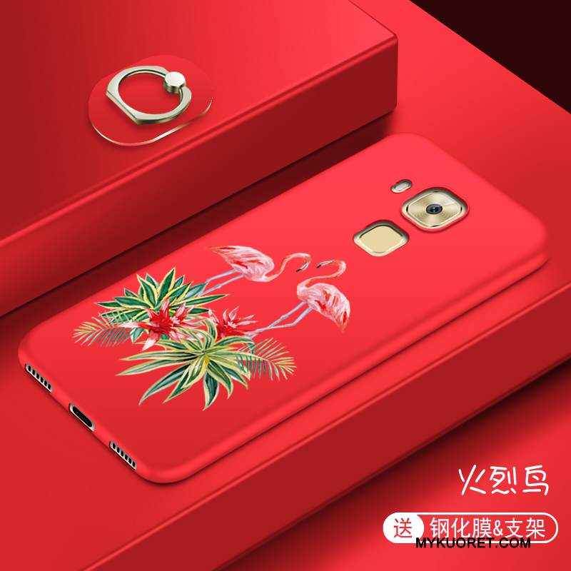 Kuori Huawei G7 Plus Luova Ihana Murtumaton, Kotelo Huawei G7 Plus Silikoni Persoonallisuus Vihreä