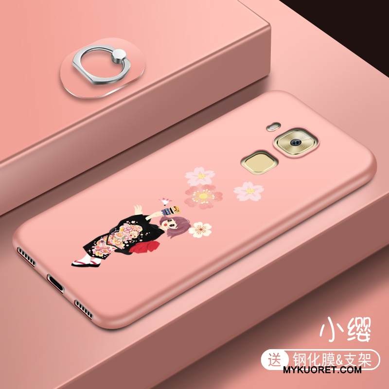 Kuori Huawei G7 Plus Luova Ihana Murtumaton, Kotelo Huawei G7 Plus Silikoni Persoonallisuus Vihreä