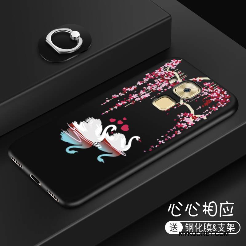 Kuori Huawei G7 Plus Luova Ihana Murtumaton, Kotelo Huawei G7 Plus Silikoni Persoonallisuus Vihreä