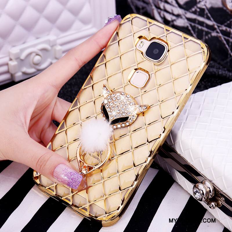 Kuori Huawei G7 Plus Luova Kulta Puhelimen Kuoret, Kotelo Huawei G7 Plus Pehmeä Neste Ohut Ultra