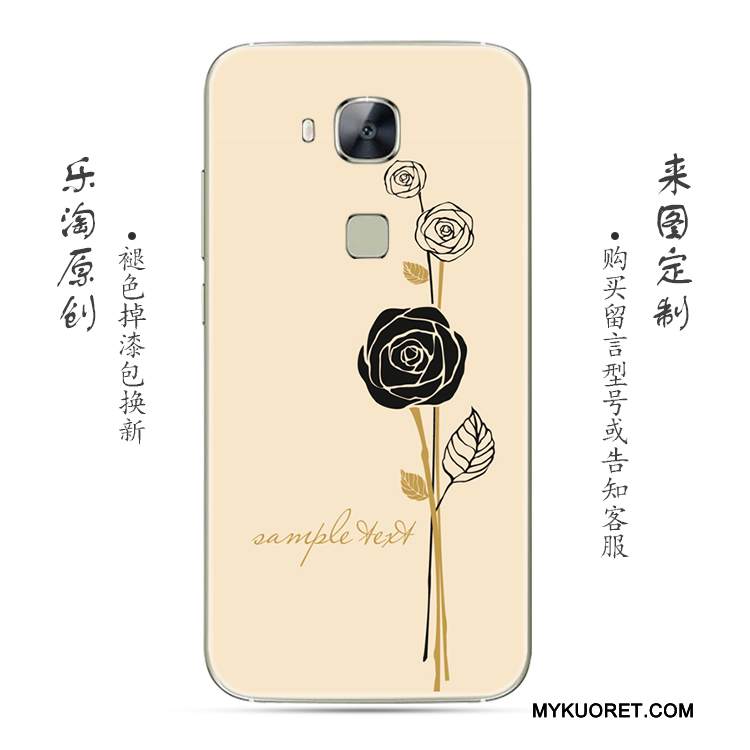 Kuori Huawei G7 Plus Luova Puhelimen Kuoret Kukka, Kotelo Huawei G7 Plus Pehmeä Neste Jauhe Läpinäkyvä