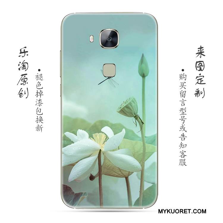 Kuori Huawei G7 Plus Luova Puhelimen Kuoret Kukka, Kotelo Huawei G7 Plus Pehmeä Neste Jauhe Läpinäkyvä