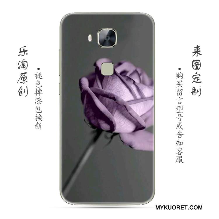 Kuori Huawei G7 Plus Luova Puhelimen Kuoret Kukka, Kotelo Huawei G7 Plus Pehmeä Neste Jauhe Läpinäkyvä