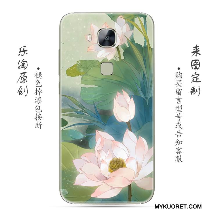 Kuori Huawei G7 Plus Luova Puhelimen Kuoret Kukka, Kotelo Huawei G7 Plus Pehmeä Neste Jauhe Läpinäkyvä