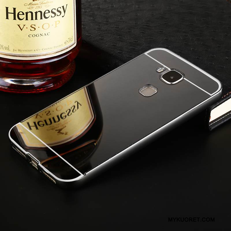 Kuori Huawei G7 Plus Metalli Kulta Kova, Kotelo Huawei G7 Plus Suojaus Murtumaton Puhelimen Kuoret