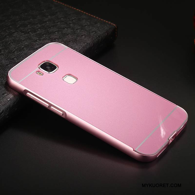 Kuori Huawei G7 Plus Metalli Kulta Kova, Kotelo Huawei G7 Plus Suojaus Murtumaton Puhelimen Kuoret