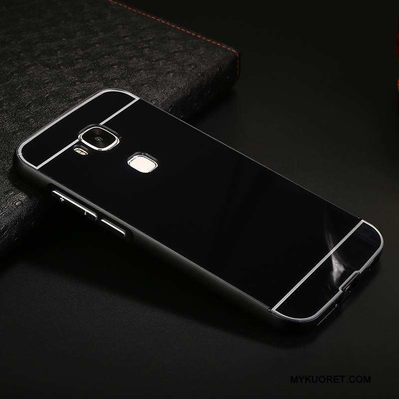 Kuori Huawei G7 Plus Metalli Kulta Kova, Kotelo Huawei G7 Plus Suojaus Murtumaton Puhelimen Kuoret