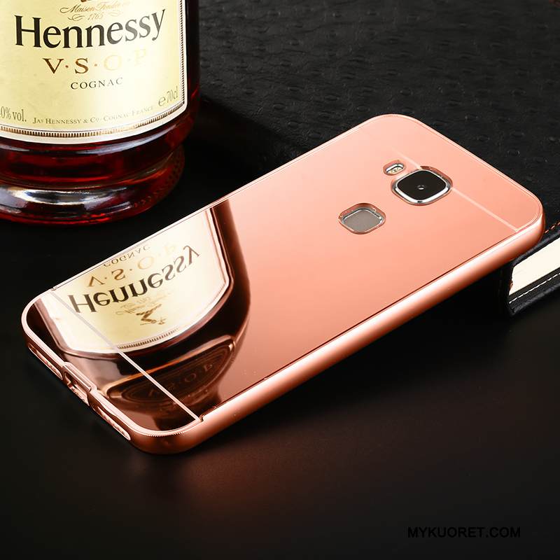 Kuori Huawei G7 Plus Metalli Kulta Kova, Kotelo Huawei G7 Plus Suojaus Murtumaton Puhelimen Kuoret