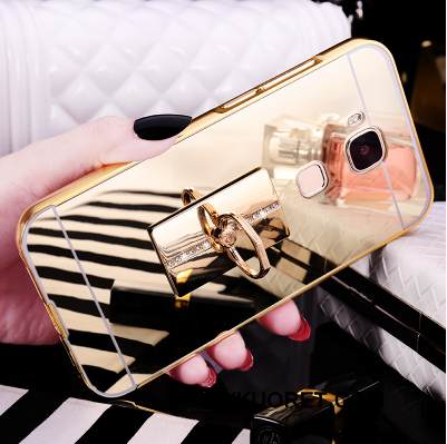 Kuori Huawei G7 Plus Metalli Puhelimen Kuoret Takakansi, Kotelo Huawei G7 Plus Kulta Kehys