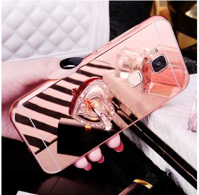 Kuori Huawei G7 Plus Metalli Puhelimen Kuoret Takakansi, Kotelo Huawei G7 Plus Kulta Kehys