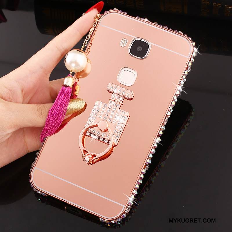 Kuori Huawei G7 Plus Metalli Rengas Hopea, Kotelo Huawei G7 Plus Suojaus Puhelimen Kuoret Murtumaton