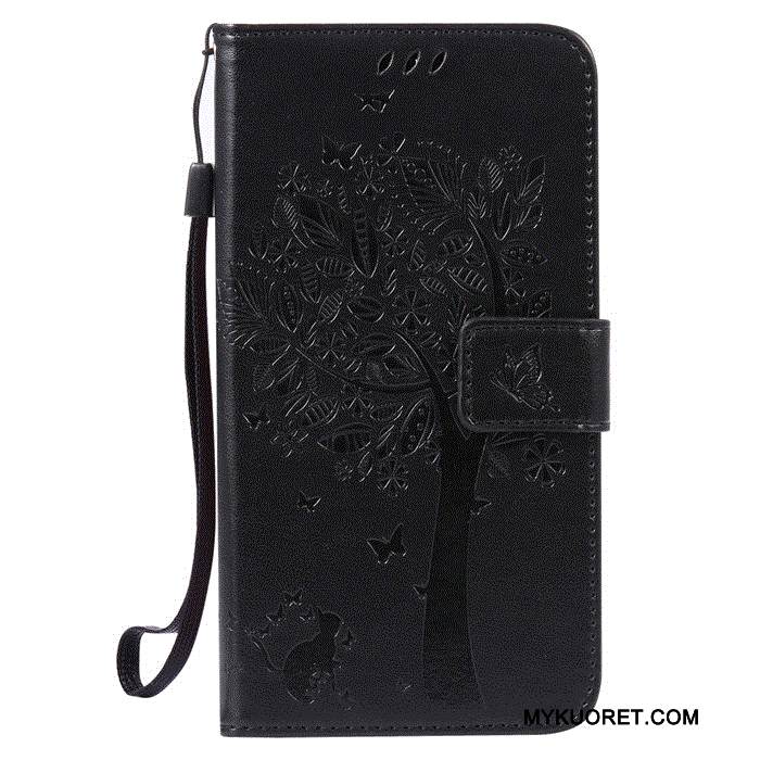 Kuori Huawei G7 Plus Nahka Murtumaton Puhelimen Kuoret, Kotelo Huawei G7 Plus Kuoret Violetti Avaa Ikkuna