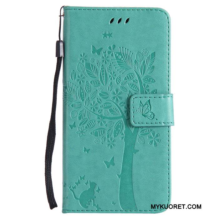 Kuori Huawei G7 Plus Nahka Murtumaton Puhelimen Kuoret, Kotelo Huawei G7 Plus Kuoret Violetti Avaa Ikkuna