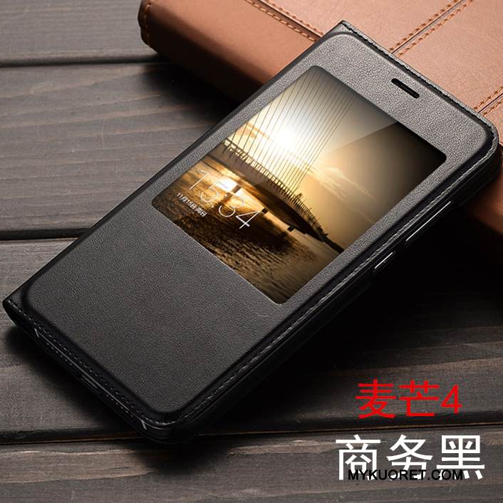 Kuori Huawei G7 Plus Nahka Murtumaton Puhelimen Kuoret, Kotelo Huawei G7 Plus Suojaus Kulta