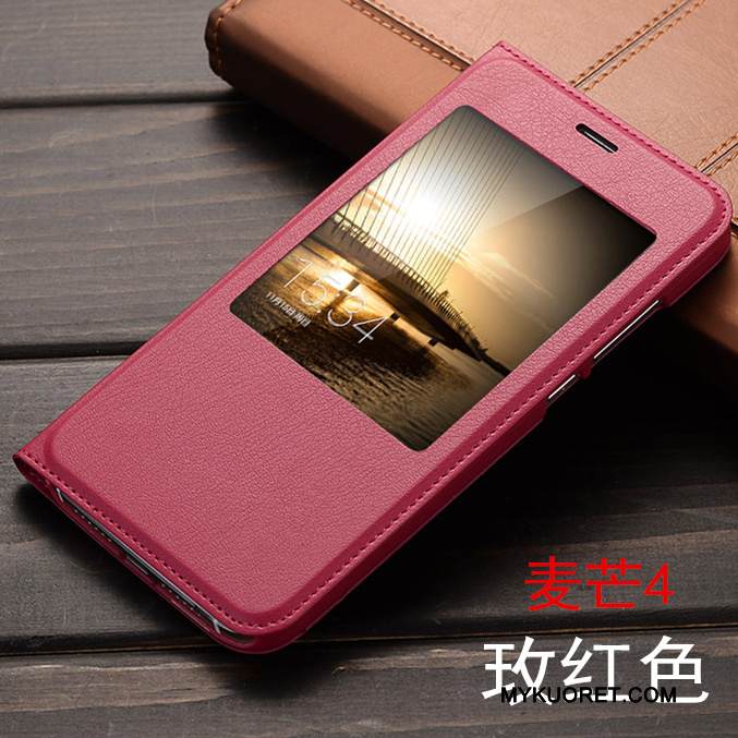 Kuori Huawei G7 Plus Nahka Murtumaton Puhelimen Kuoret, Kotelo Huawei G7 Plus Suojaus Kulta