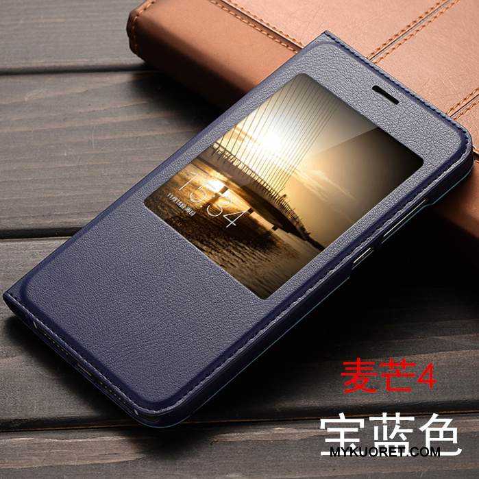 Kuori Huawei G7 Plus Nahka Murtumaton Puhelimen Kuoret, Kotelo Huawei G7 Plus Suojaus Kulta