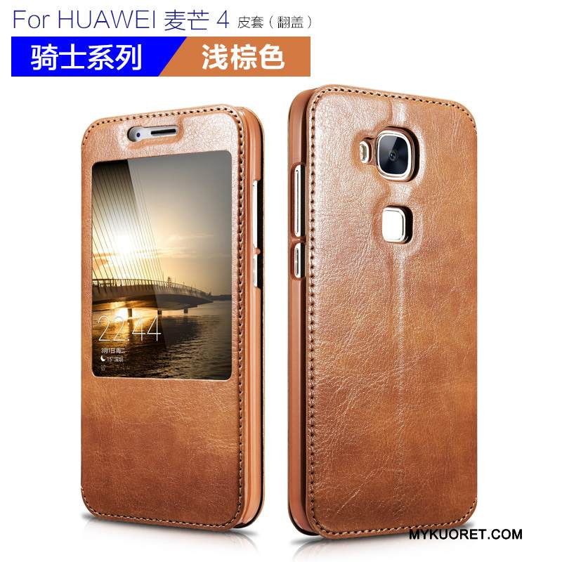Kuori Huawei G7 Plus Nahka Puhelimen Kuoret, Kotelo Huawei G7 Plus Kuoret