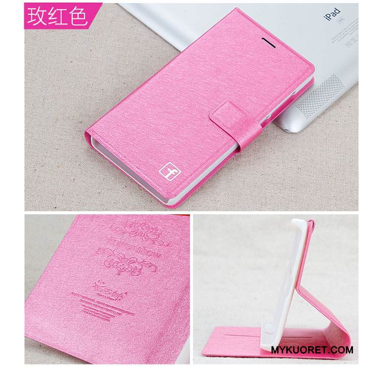 Kuori Huawei G7 Plus Nahka Puhelimen Kuoret Valkoinen, Kotelo Huawei G7 Plus Strassi