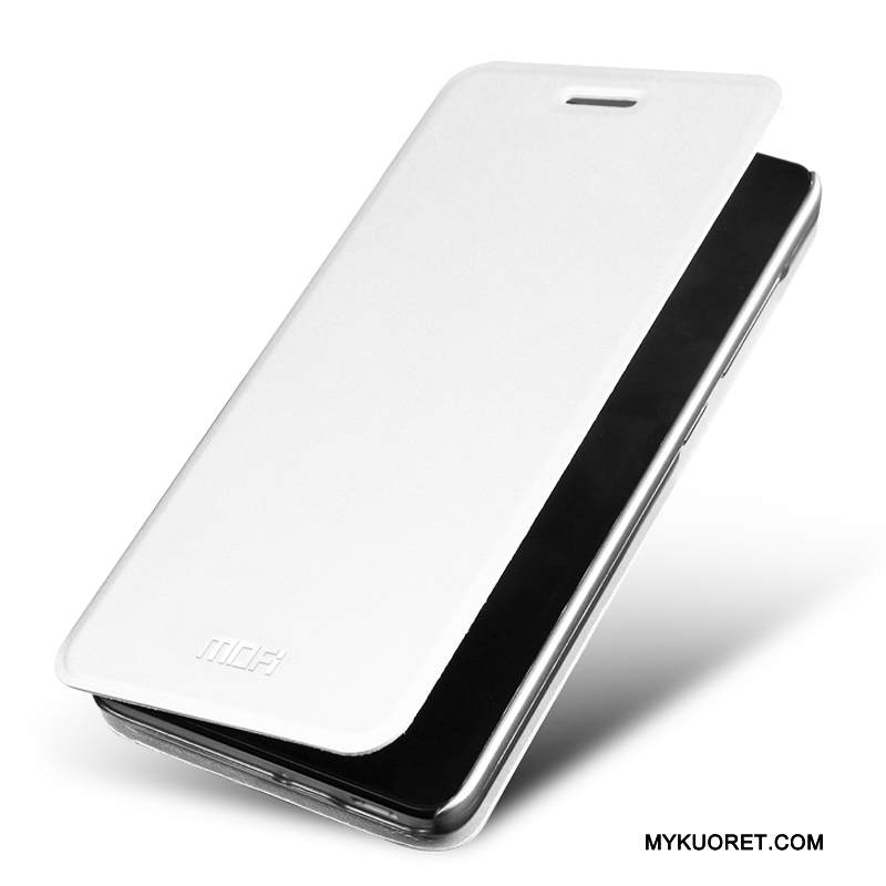 Kuori Huawei G7 Plus Nahka Valkoinen Murtumaton, Kotelo Huawei G7 Plus Silikoni Puhelimen Kuoret