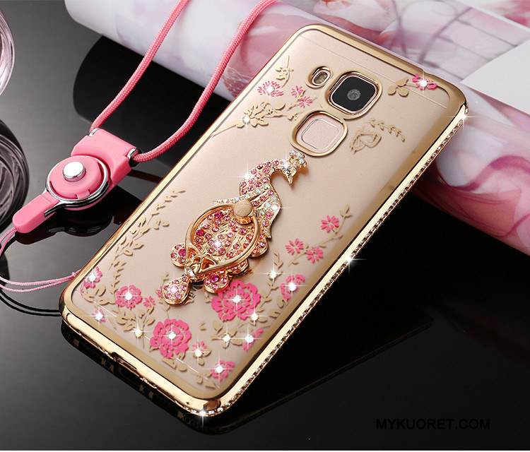 Kuori Huawei G7 Plus Pehmeä Neste Kulta Puhelimen Kuoret, Kotelo Huawei G7 Plus Silikoni