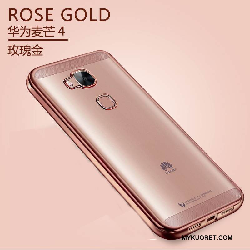 Kuori Huawei G7 Plus Pehmeä Neste Murtumaton Läpinäkyvä, Kotelo Huawei G7 Plus Monivärinen Puhelimen Kuoret Rengas