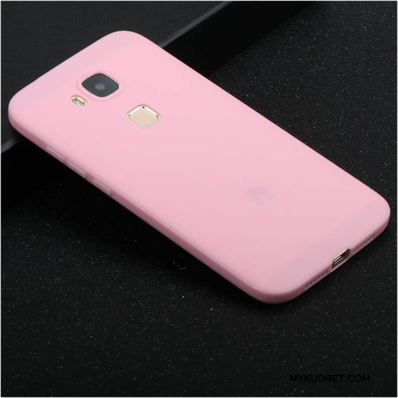 Kuori Huawei G7 Plus Pehmeä Neste Murtumaton Trendi, Kotelo Huawei G7 Plus Suojaus Puhelimen Kuoret Punainen