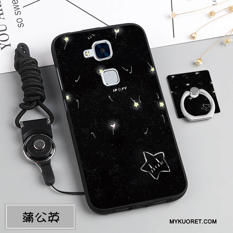 Kuori Huawei G7 Plus Pehmeä Neste Murtumaton Tummansininen, Kotelo Huawei G7 Plus Suojaus Puhelimen Kuoret Ripustettavat Koristeet