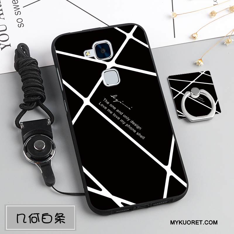 Kuori Huawei G7 Plus Pehmeä Neste Murtumaton Tummansininen, Kotelo Huawei G7 Plus Suojaus Puhelimen Kuoret Ripustettavat Koristeet