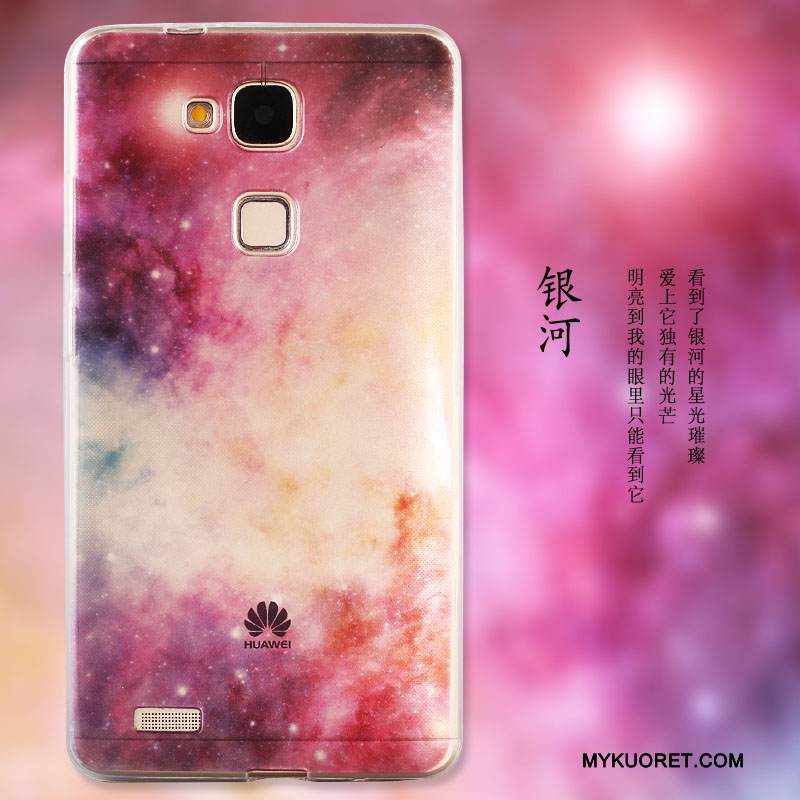 Kuori Huawei G7 Plus Pehmeä Neste Puhelimen Kuoret Murtumaton, Kotelo Huawei G7 Plus Silikoni Sininen