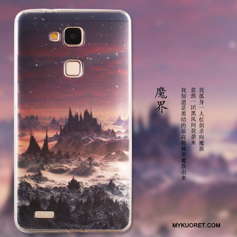 Kuori Huawei G7 Plus Pehmeä Neste Puhelimen Kuoret Murtumaton, Kotelo Huawei G7 Plus Silikoni Sininen