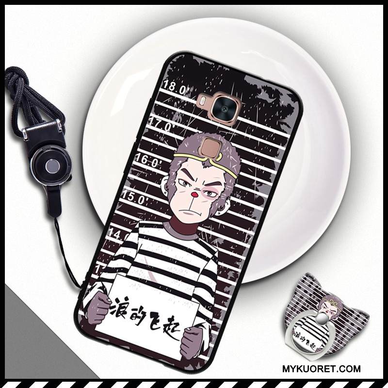 Kuori Huawei G7 Plus Pehmeä Neste Puhelimen Kuoret Musta, Kotelo Huawei G7 Plus Silikoni Trendi