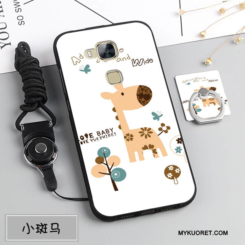 Kuori Huawei G7 Plus Pehmeä Neste Ripustettavat Koristeet Puhelimen Kuoret, Kotelo Huawei G7 Plus Silikoni Murtumaton Tummansininen