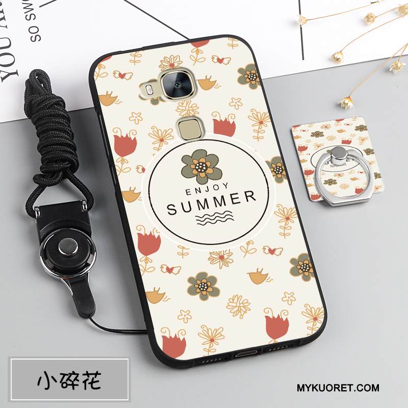 Kuori Huawei G7 Plus Pehmeä Neste Ripustettavat Koristeet Puhelimen Kuoret, Kotelo Huawei G7 Plus Silikoni Murtumaton Tummansininen