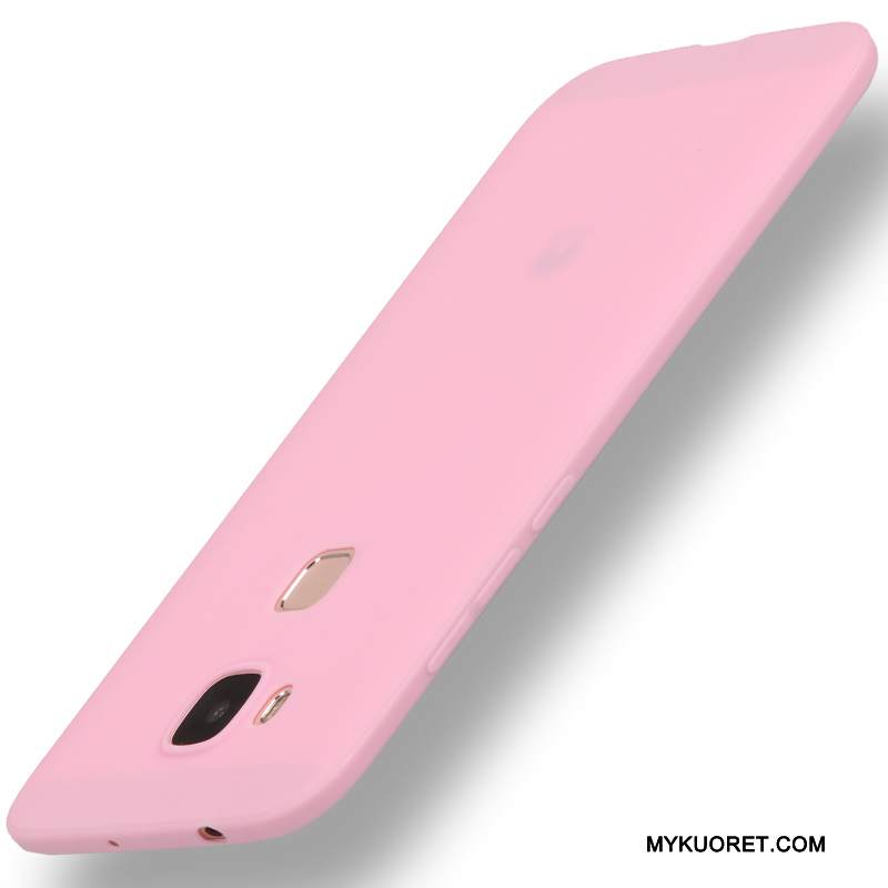 Kuori Huawei G7 Plus Pehmeä Neste Sininen Pesty Suede, Kotelo Huawei G7 Plus Laukut Puhelimen Kuoret Trendi