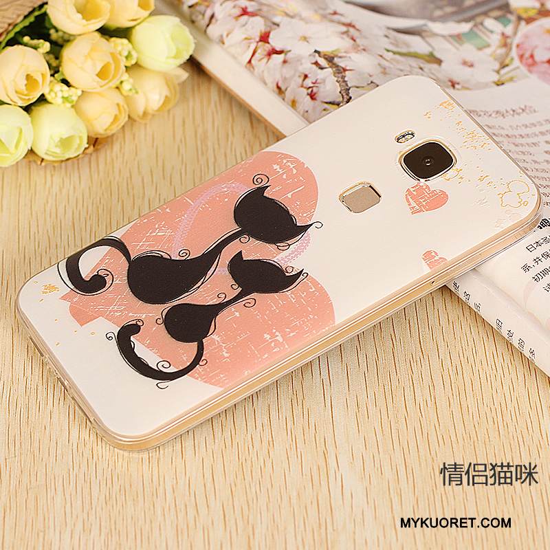 Kuori Huawei G7 Plus Pehmeä Neste Vaalean Puhelimen Kuoret, Kotelo Huawei G7 Plus Silikoni Ohut Ultra