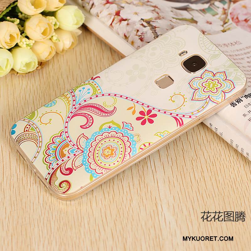 Kuori Huawei G7 Plus Pehmeä Neste Vaalean Puhelimen Kuoret, Kotelo Huawei G7 Plus Silikoni Ohut Ultra