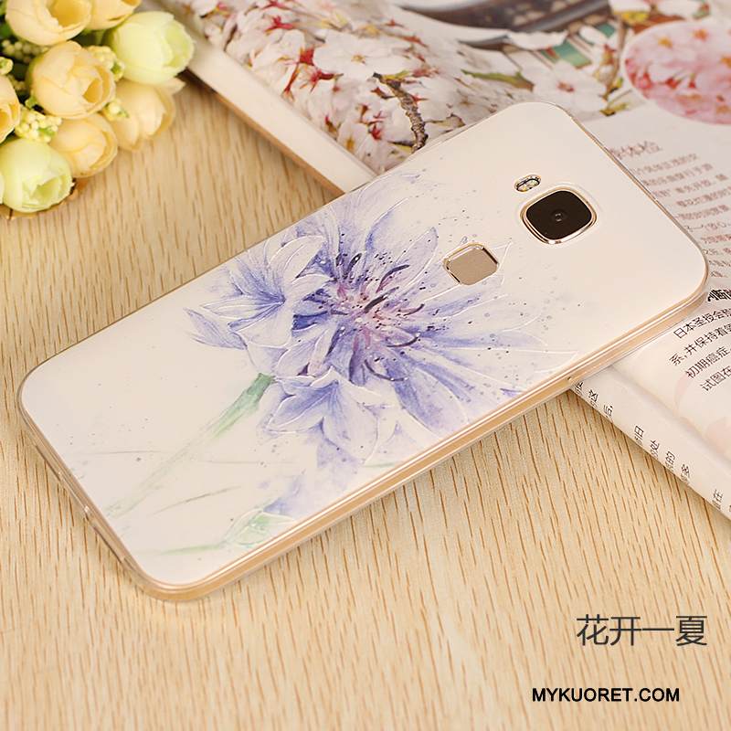 Kuori Huawei G7 Plus Pehmeä Neste Vaalean Puhelimen Kuoret, Kotelo Huawei G7 Plus Silikoni Ohut Ultra