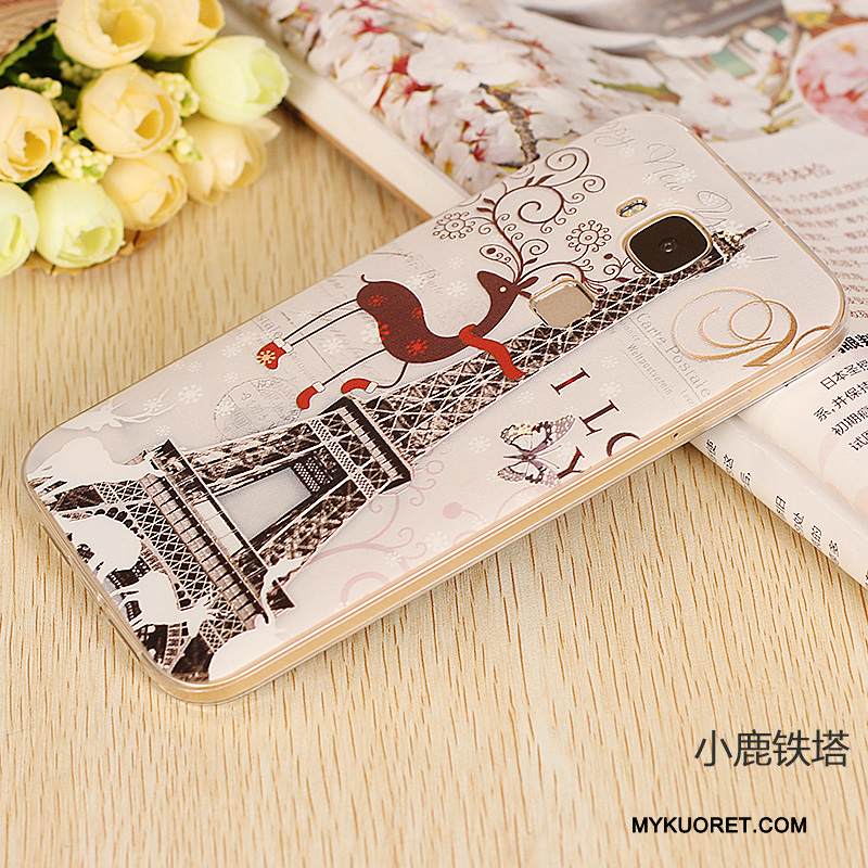 Kuori Huawei G7 Plus Pehmeä Neste Vaalean Puhelimen Kuoret, Kotelo Huawei G7 Plus Silikoni Ohut Ultra