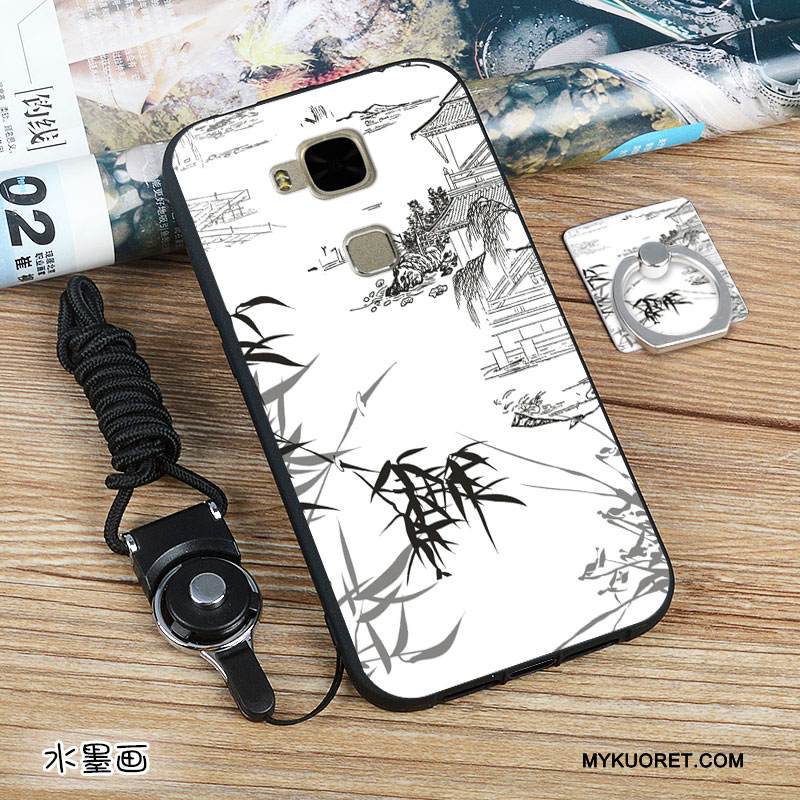 Kuori Huawei G7 Plus Pehmeä Neste Valkoinen Eurooppa, Kotelo Huawei G7 Plus Silikoni Murtumaton Trendi