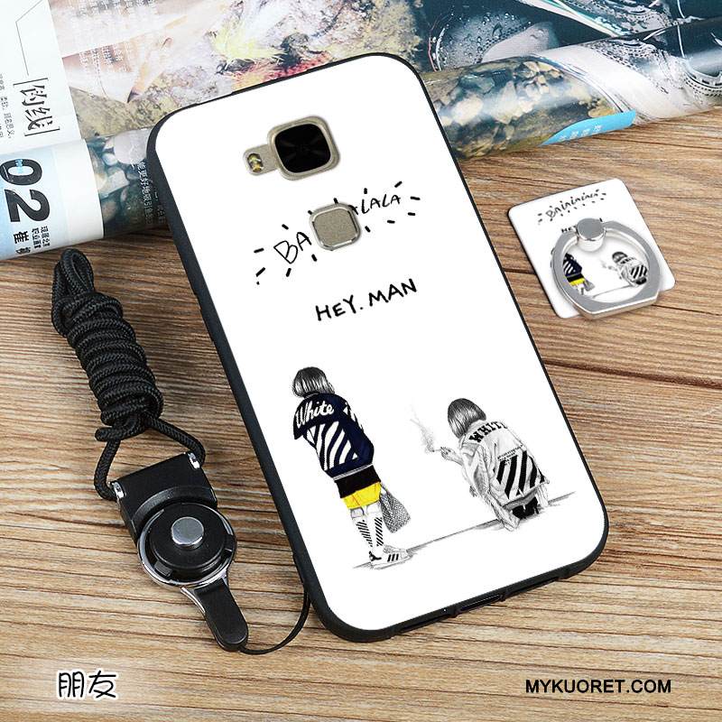 Kuori Huawei G7 Plus Pehmeä Neste Valkoinen Eurooppa, Kotelo Huawei G7 Plus Silikoni Murtumaton Trendi